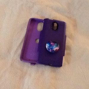 Otter box for Droid Turbo 2 plus phone in purple